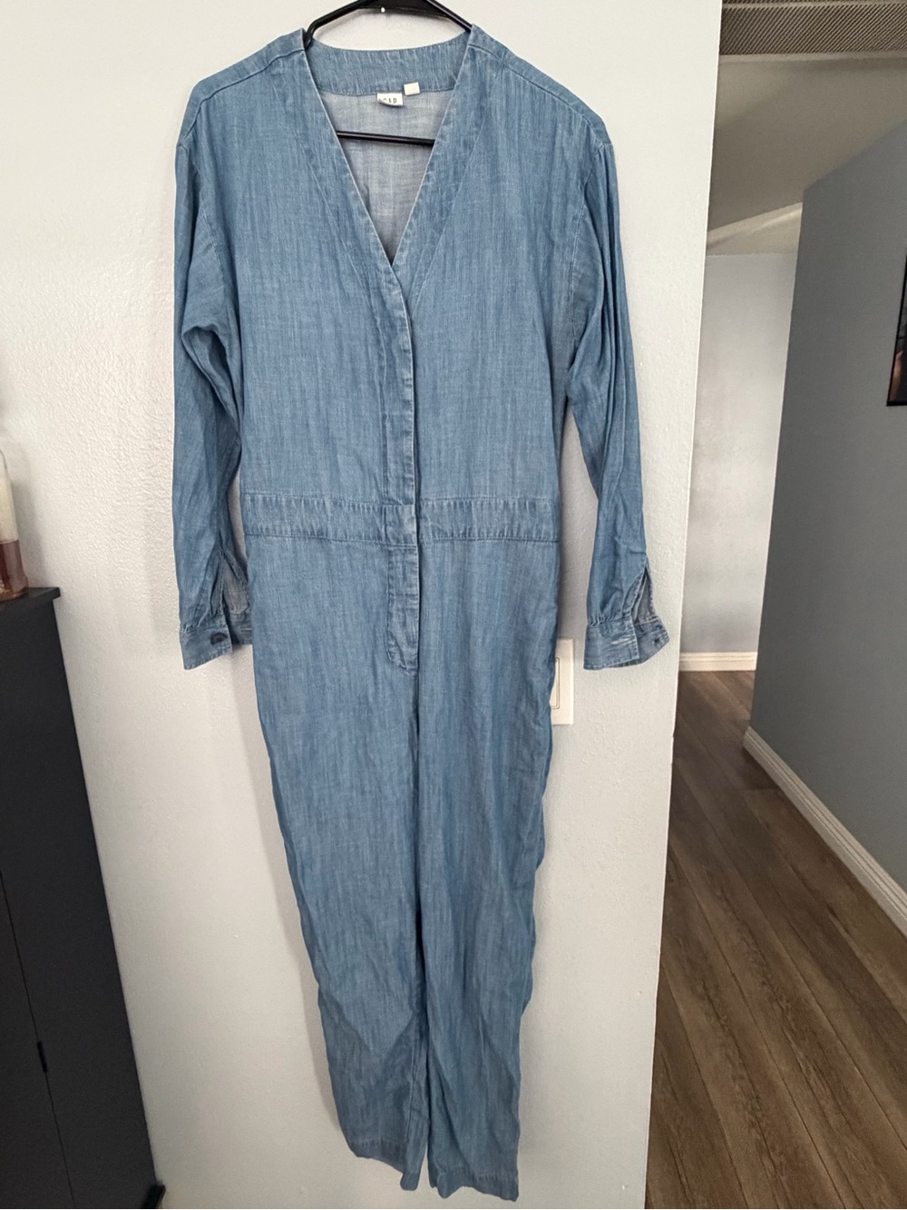 Gap chambray denim jumpsuit size 2